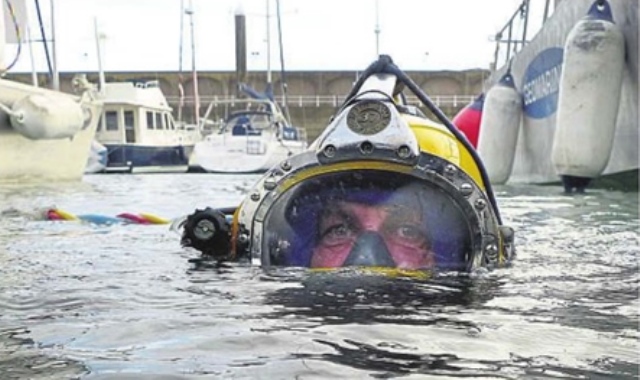 Diving work continues...