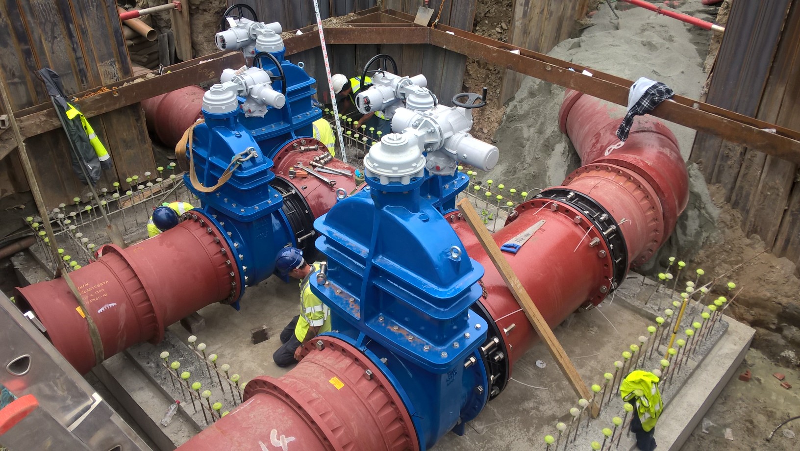 Belle Greve outfall replacement project picks up pace