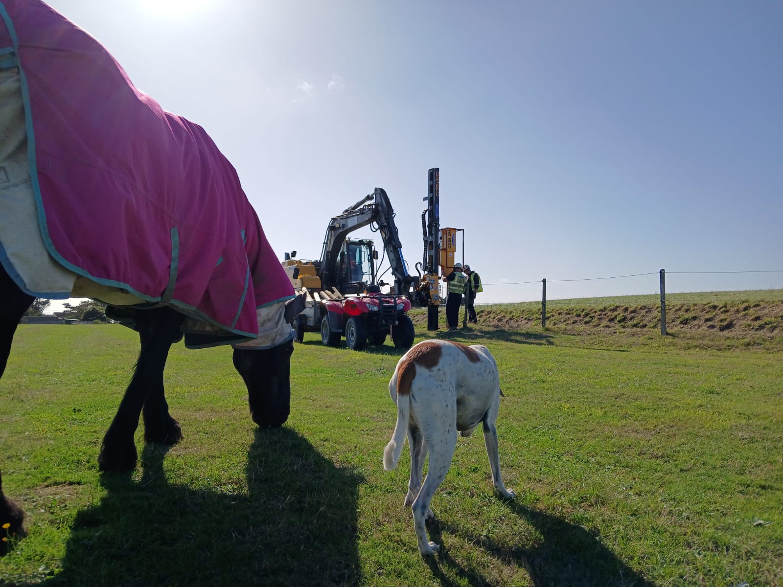 Geomarine Jersey has a new piling rig